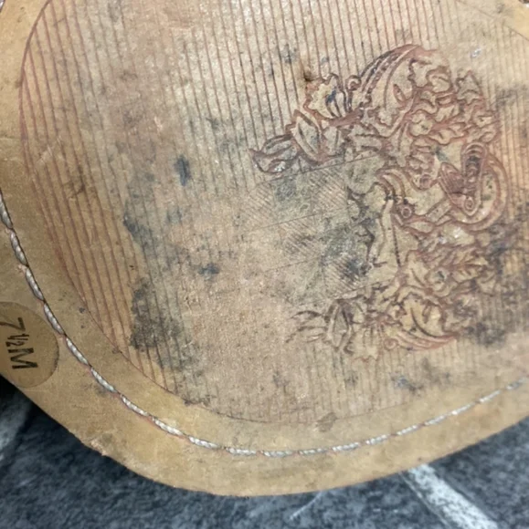 Vince Camuto Wedge Open Toe & Heel Boot In Tan Brown Size 7.5 - Picture 6 of 6